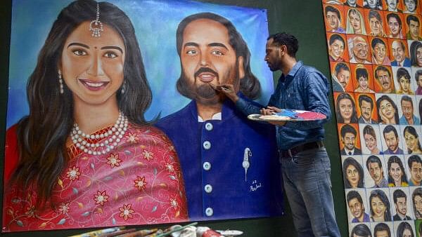 <div class="paragraphs"><p>Portraits of Anant Ambani-Radhika Merchant.</p></div>