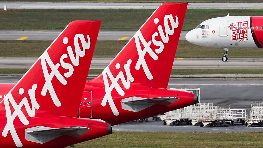 <div class="paragraphs"><p>Planes from AirAsia, a subsidiary airline of Capital A, are seen on the tarmac of Kuala Lumpur International Airport Terminal 2 (KLIA2) in Sepang, Malaysia. </p></div>