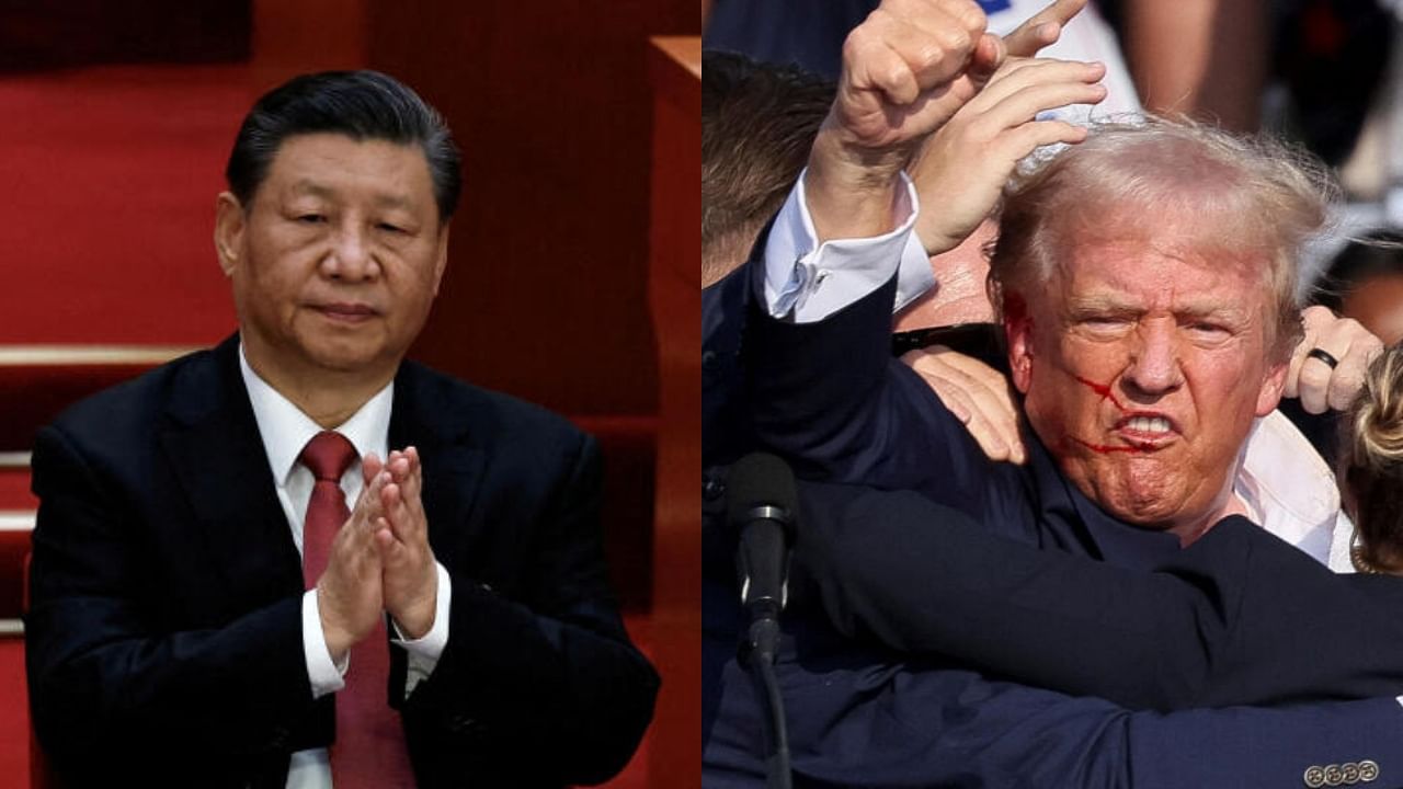 <div class="paragraphs"><p>Chinese President Xi Jinping (L) and former US president Donald Trump.</p></div>