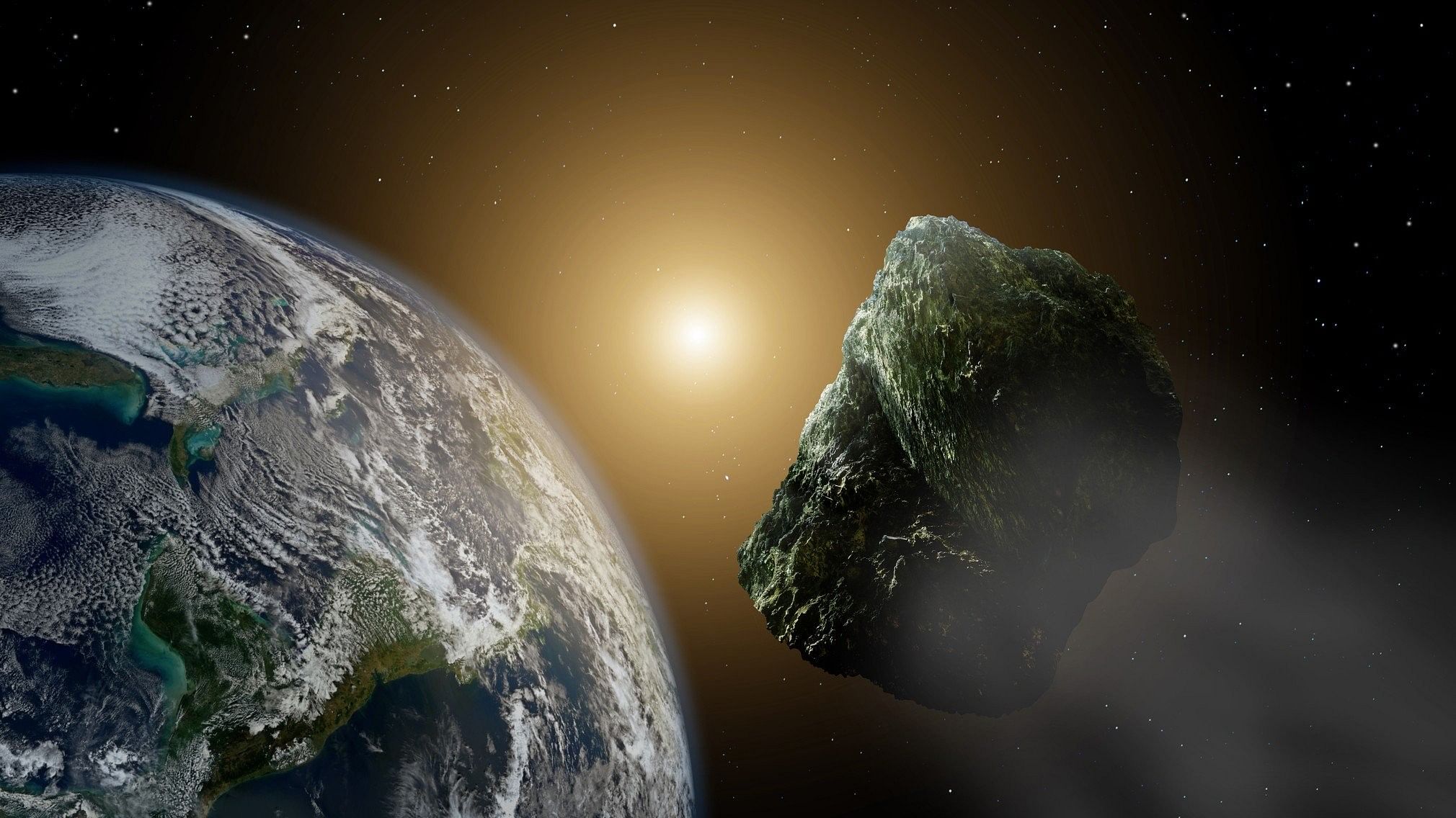 <div class="paragraphs"><p>Representative illustration showing an asteroid and planet Earth.</p></div>