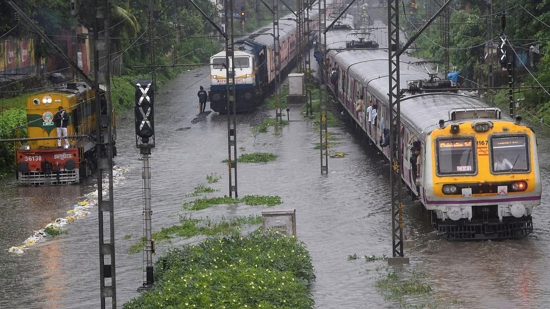 <div class="paragraphs"><p>Train services were disrupted between Kasara and Titwala in suburban Mumbai due to heavy rains. (Representative Image)</p></div>