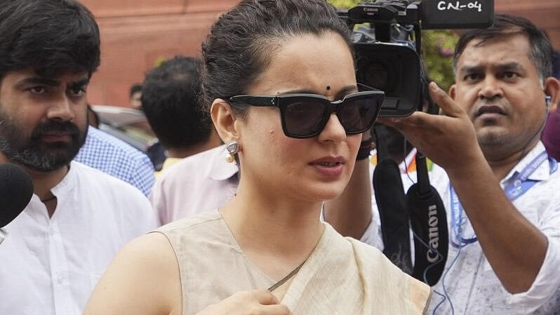 <div class="paragraphs"><p>BJP MP Kangana Ranaut during the Monsoon session of the Parliament, in New Delhi.</p></div>