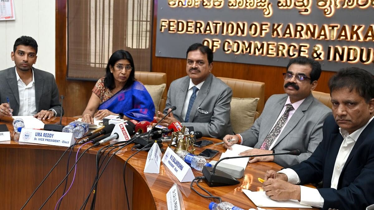 <div class="paragraphs"><p>FKCCI officials during the talks on Union Budget in Bengaluru on Tuesday. </p></div>