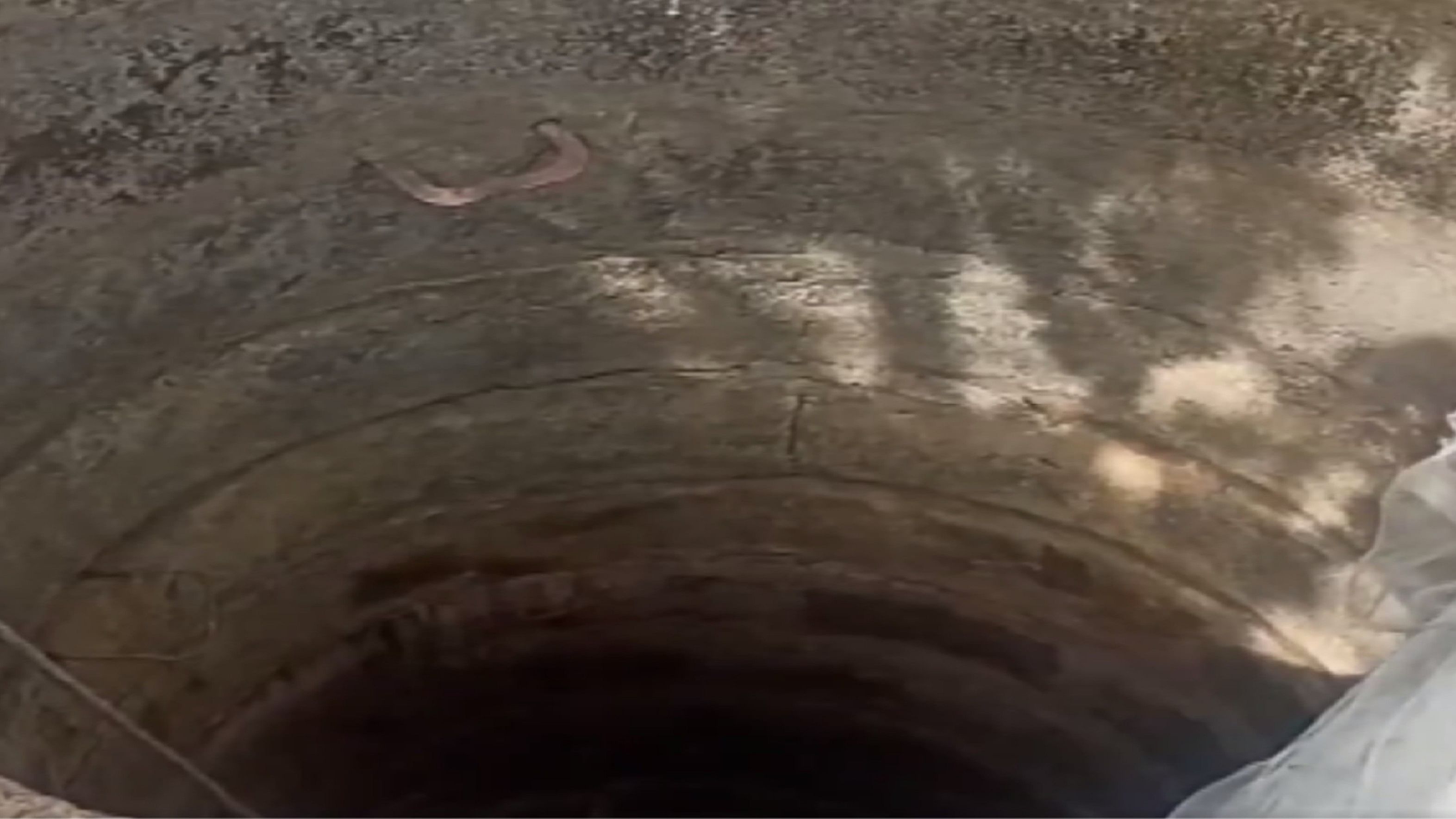 <div class="paragraphs"><p>A screengrab from the video of the well where 5 people drowned.</p></div>