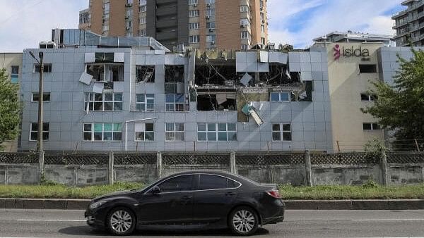 <div class="paragraphs"><p>A view shows a private medical clinic hit by a Russian missile strike, amid Russia's attack on Ukraine, in Kyiv, Ukraine July 8</p></div>