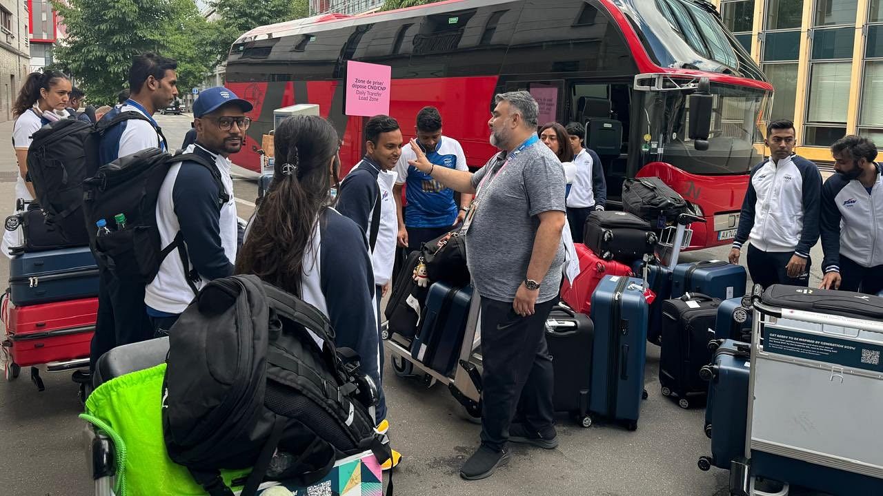 <div class="paragraphs"><p>Indian athletes arriving for the Paris Games 2024.</p></div>