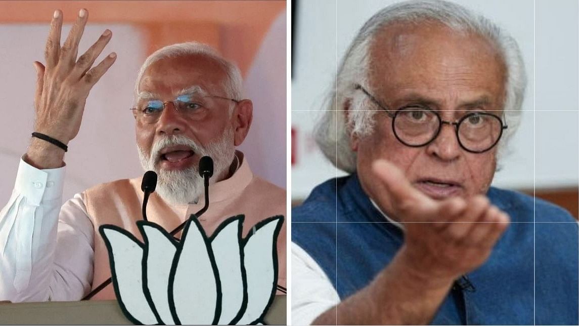<div class="paragraphs"><p>PM Narendra Modi (left) and senior Congress general secretary Jairam Ramesh (Right).</p></div>