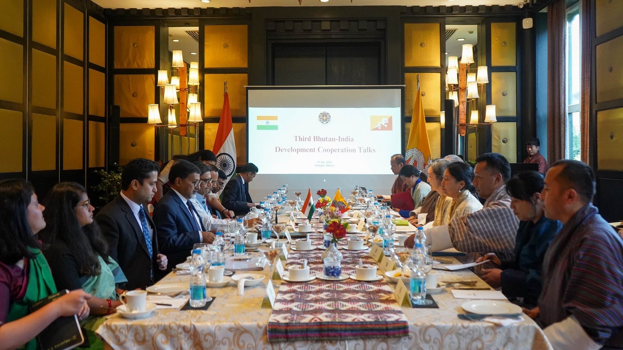 <div class="paragraphs"><p>The two foreign secretaries co-chaired the third India-Bhutan Development Cooperation Talks -commonly called ‘Plan Talks’ of the 13th Five Year Plan, which focus on developmental cooperation and mutual interests.</p></div>