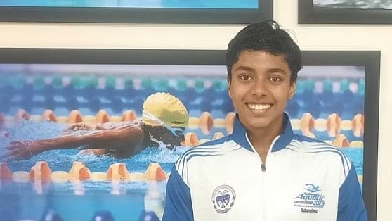 <div class="paragraphs"><p>14-year-old Bengaluru swimmer Dhinidhi Desinghu.</p></div>