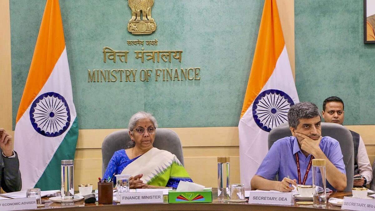 <div class="paragraphs"><p>Union Finance Minister Nirmala Sitharaman chairs the pre-budget consultation meeting with representatives of trade unions and labour organisations ahead of the Union Budget 2024-25, in New Delhi.</p></div>