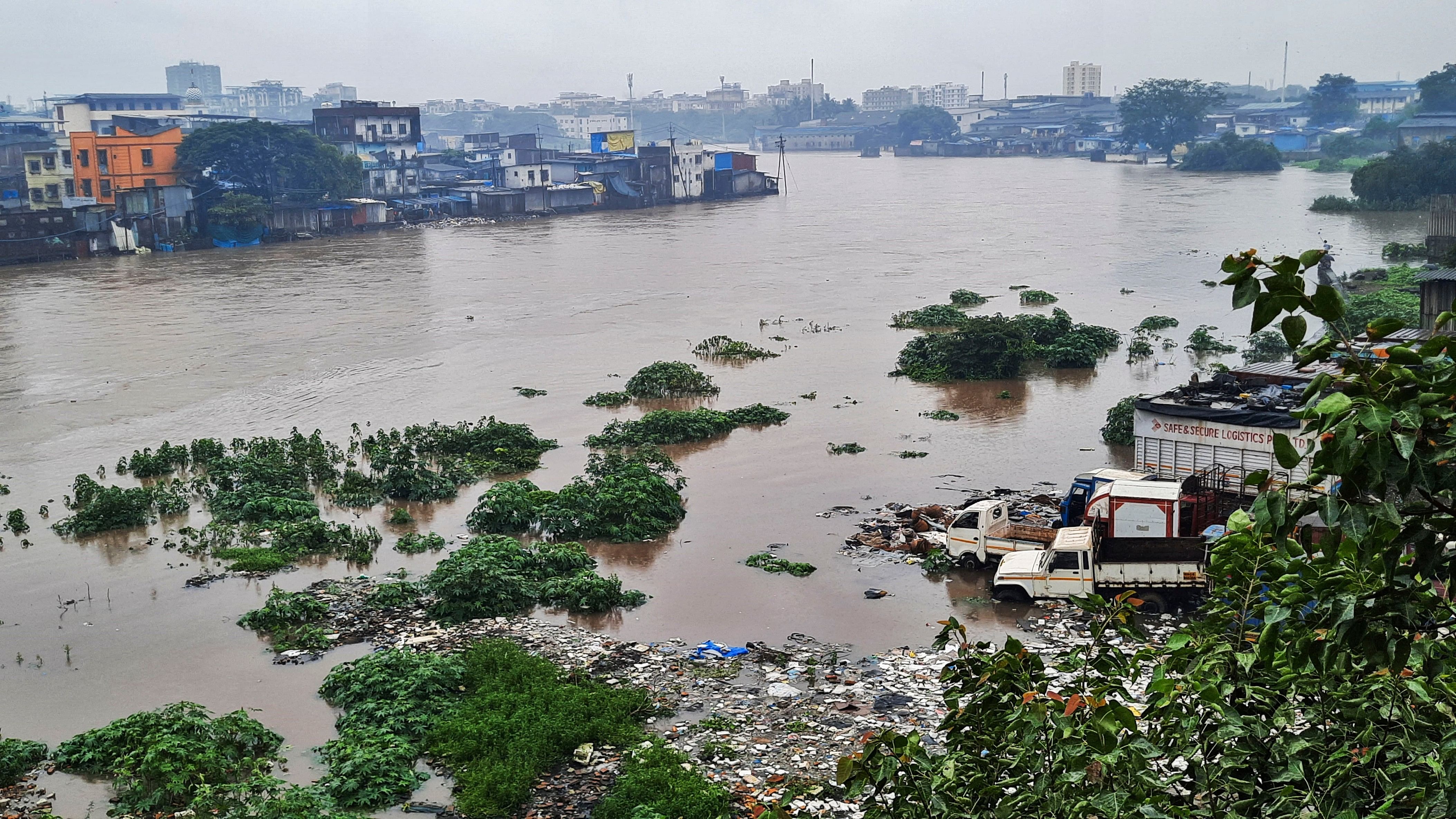 <div class="paragraphs"><p>A flooded area following heavy rainfall, in Thane.</p></div>