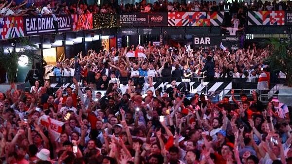 <div class="paragraphs"><p>Euro 2024: Fans gather for Netherlands v England at BOXPARK Wembley, London, Britain on July 10, 2024 </p></div>