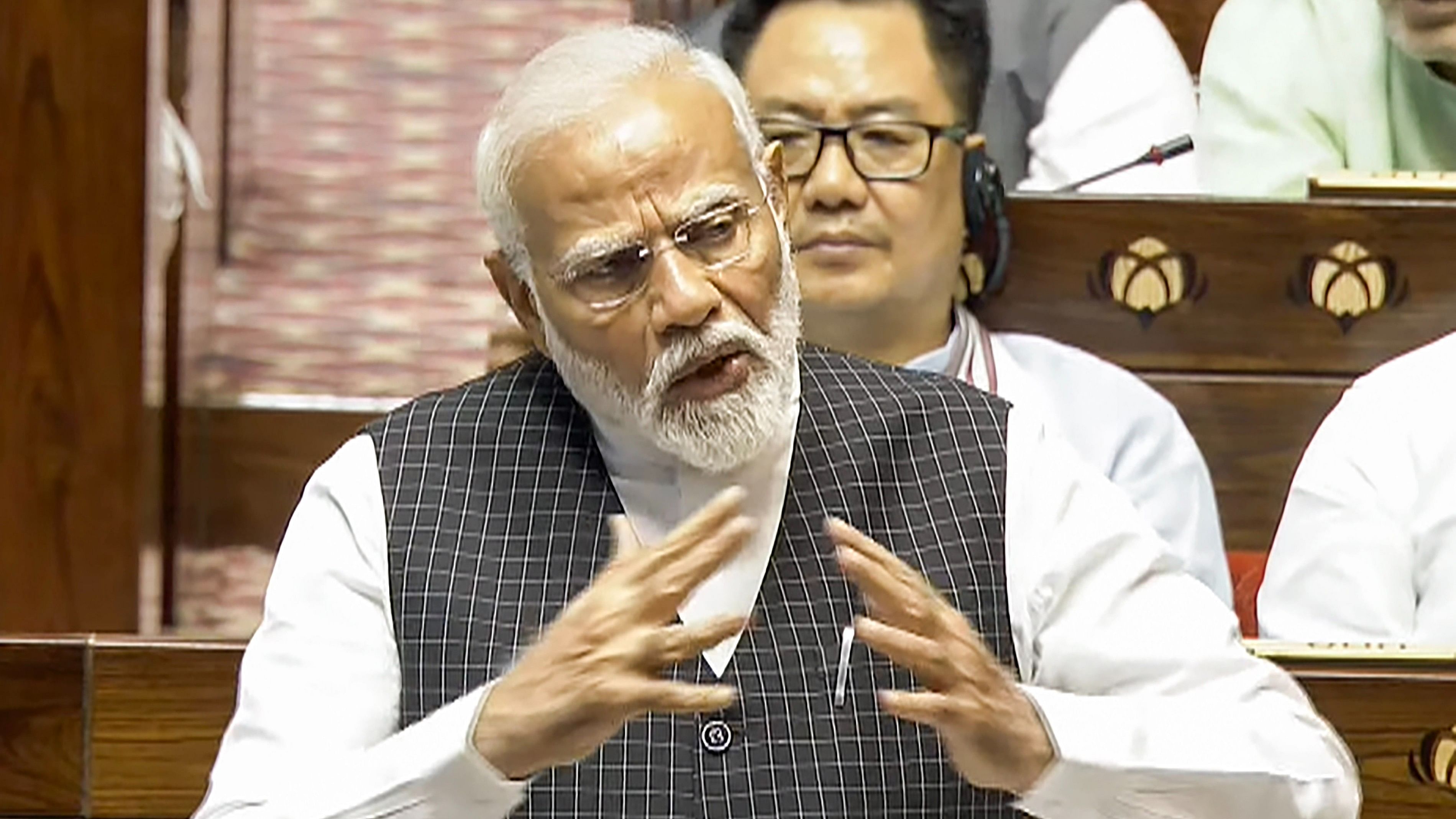 <div class="paragraphs"><p>PM Modi replies to Motion of Thanks in Rajya Sabha</p></div>