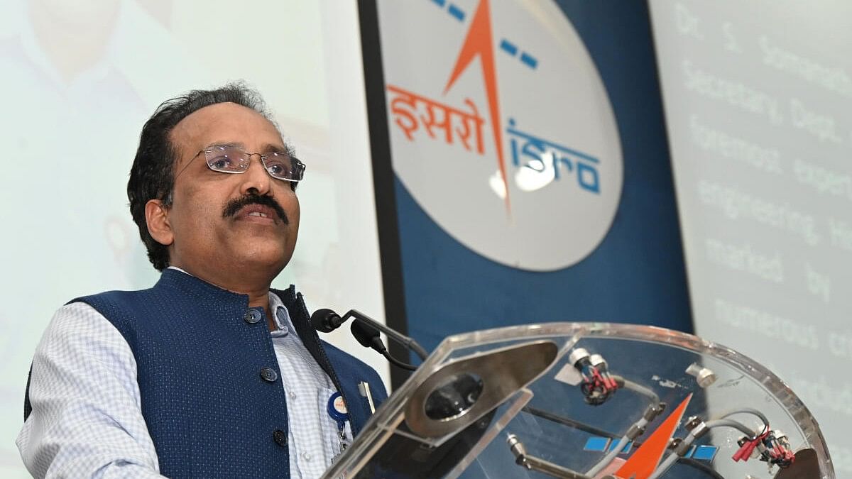 <div class="paragraphs"><p>ISRO Chairman S Somanath speaks ahead of a workshop on planetary defence, organised by the space agency in Bengaluru on Wednesday.</p></div>