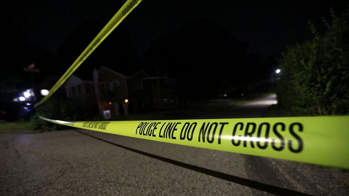 <div class="paragraphs"><p>Police tape outlines a perimeter near the home of the 20-year-old Thomas Matthew Crooks, named by the FBI as the "subject involved" in the attempted assassination of Republican presidential candidate and former US President Donald Trump, in Bethel Park, Pennsylvania, US July 14, 2024.</p></div>