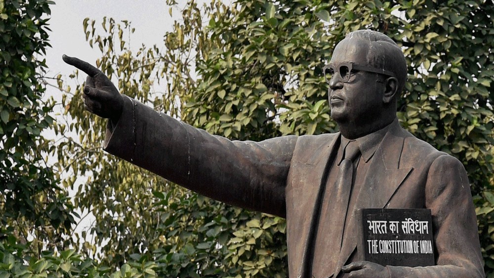 <div class="paragraphs"><p>A statue of Dr BR Ambedkar.  </p></div>