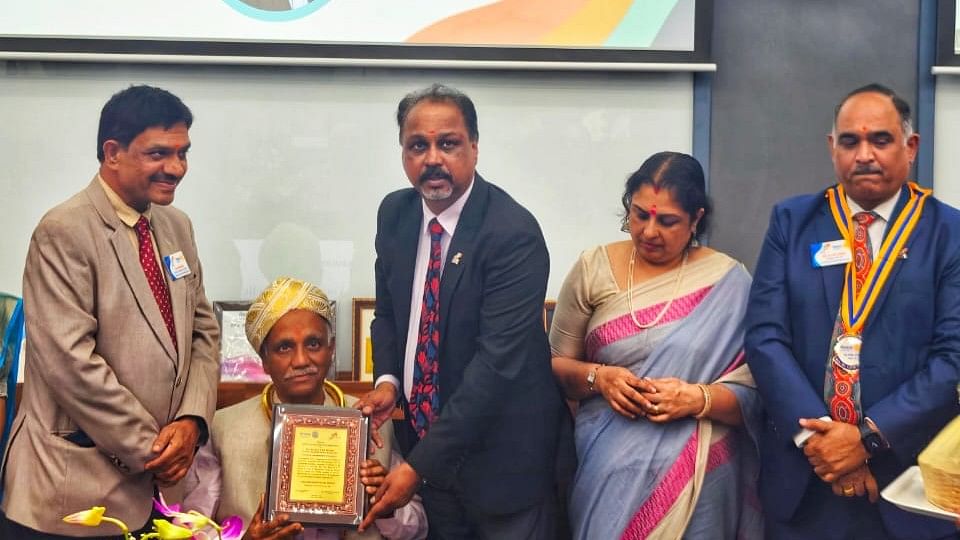 <div class="paragraphs"><p>The Rotary Vocational Excellence Award 2024-25 was presented to Dr AVS Murthy, Chancellor of RV University and Honorary Secretary of Rashtreeya Sikshana Samithi Trust. </p></div>