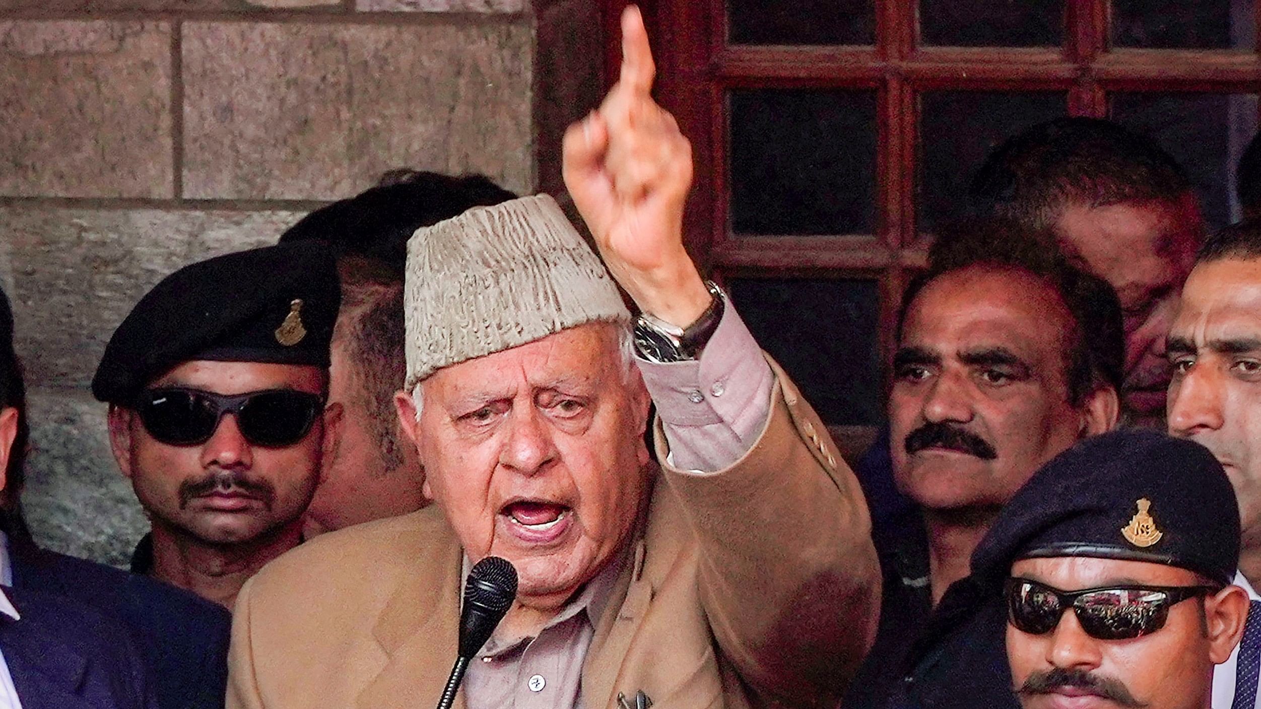 <div class="paragraphs"><p>National Conference President Farooq Abdullah </p></div>