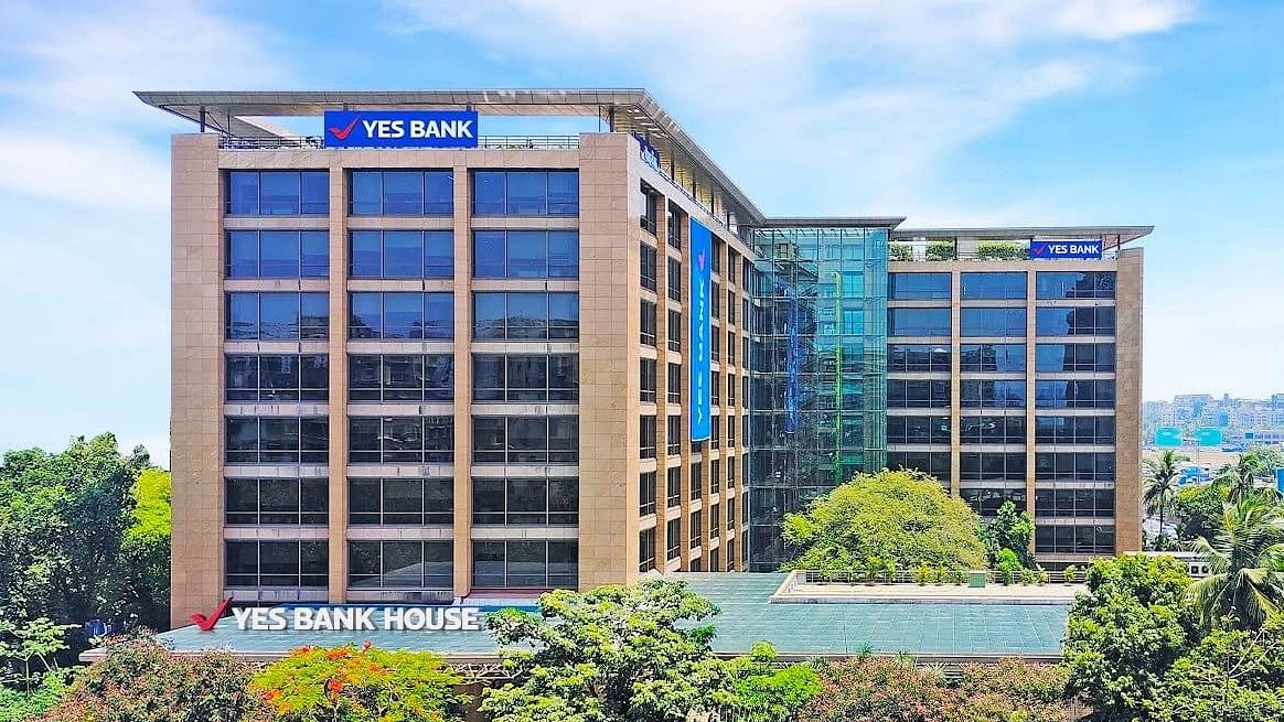 <div class="paragraphs"><p>Yes Bank logo can be seen on their building.</p></div>