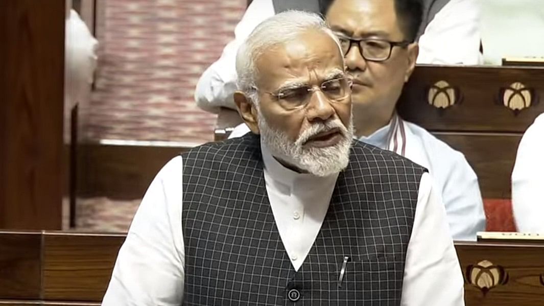 <div class="paragraphs"><p>PM Narendra Modi speaks in Rajya Sabha</p></div>