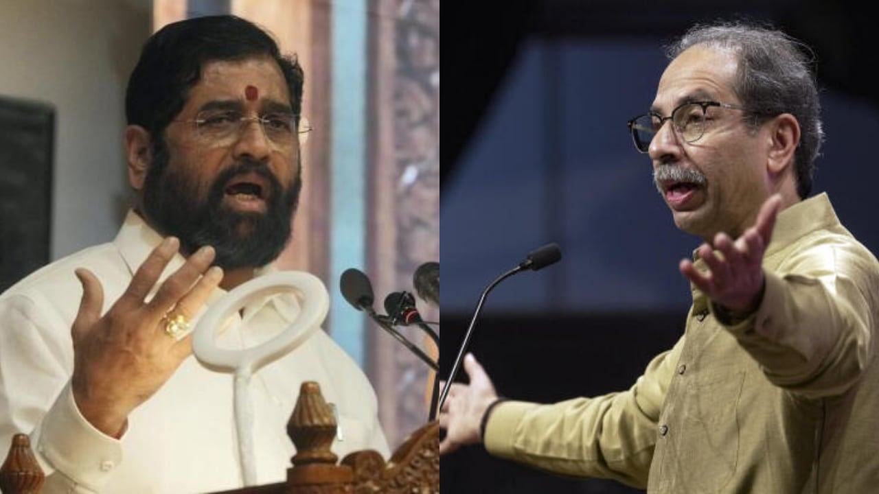 <div class="paragraphs"><p>Shiv Sena leader and Maharashtra CM Eknath Shinde and Shiv Sena (UBT) chief Uddhav Thackeray.</p></div>