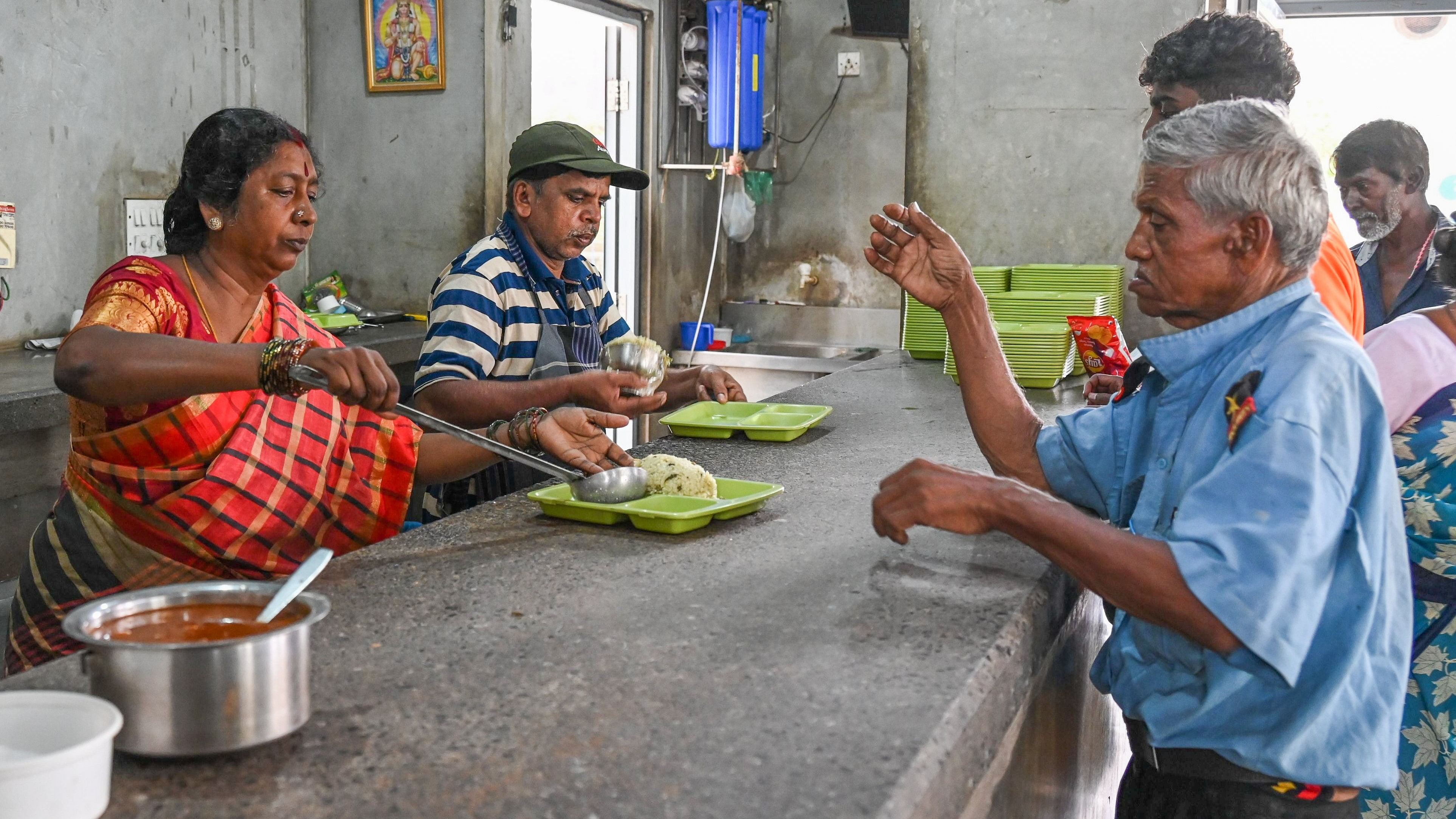 <div class="paragraphs"><p>This canteen in Ashok Nagar serves a combination of rice-sambar&nbsp;and&nbsp;pulao-curd for lunch on alternate days, with&nbsp;upma,&nbsp;bisibele bath&nbsp;and other rice-based dishes served&nbsp;for breakfast and dinner.&nbsp; </p></div>