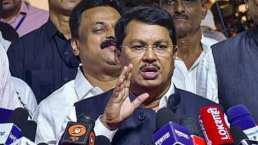 <div class="paragraphs"><p>Congress leader Vijay Wadettiwar addresses the media during the Monsoon session of Maharashtra Assembly, in Mumbai, Friday, July 5</p></div>