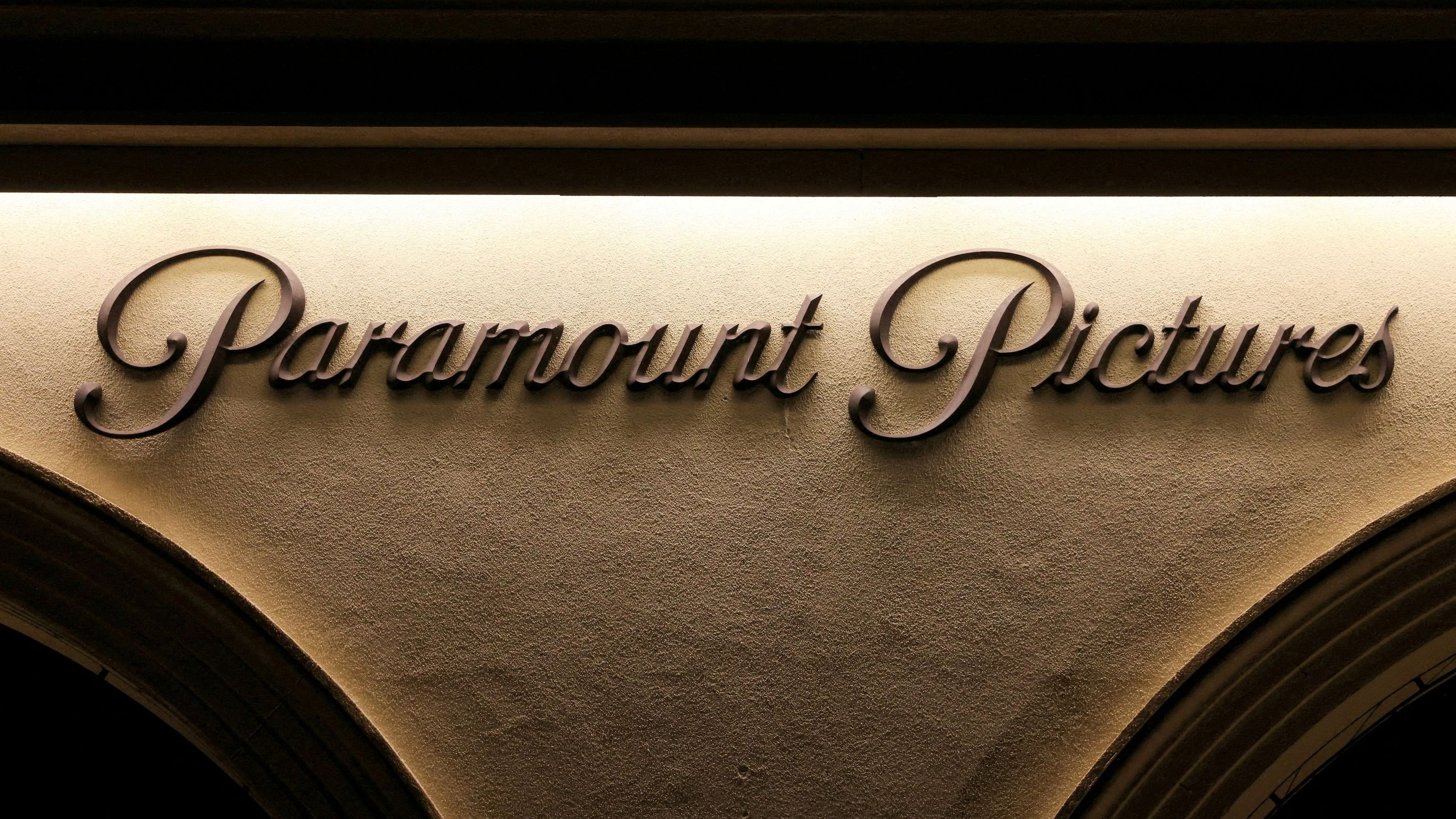 <div class="paragraphs"><p>The logo of Paramount Pictures studios is pictured in Los Angeles, California, US.</p></div>