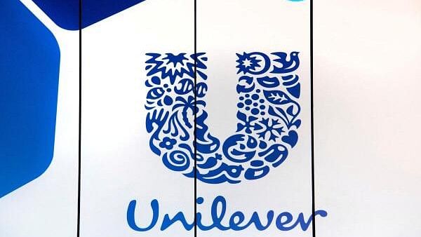 <div class="paragraphs"><p>The logo of Unilever is seen at the headquarters in Rotterdam</p></div>