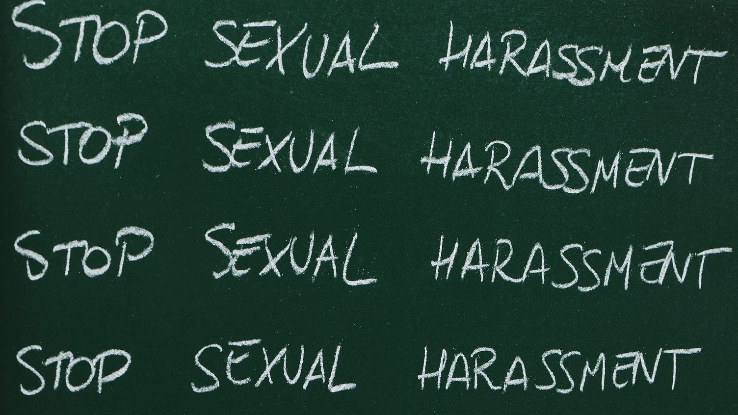 <div class="paragraphs"><p>Representative image showing 'stop sexual harassment' written on a board.</p></div>