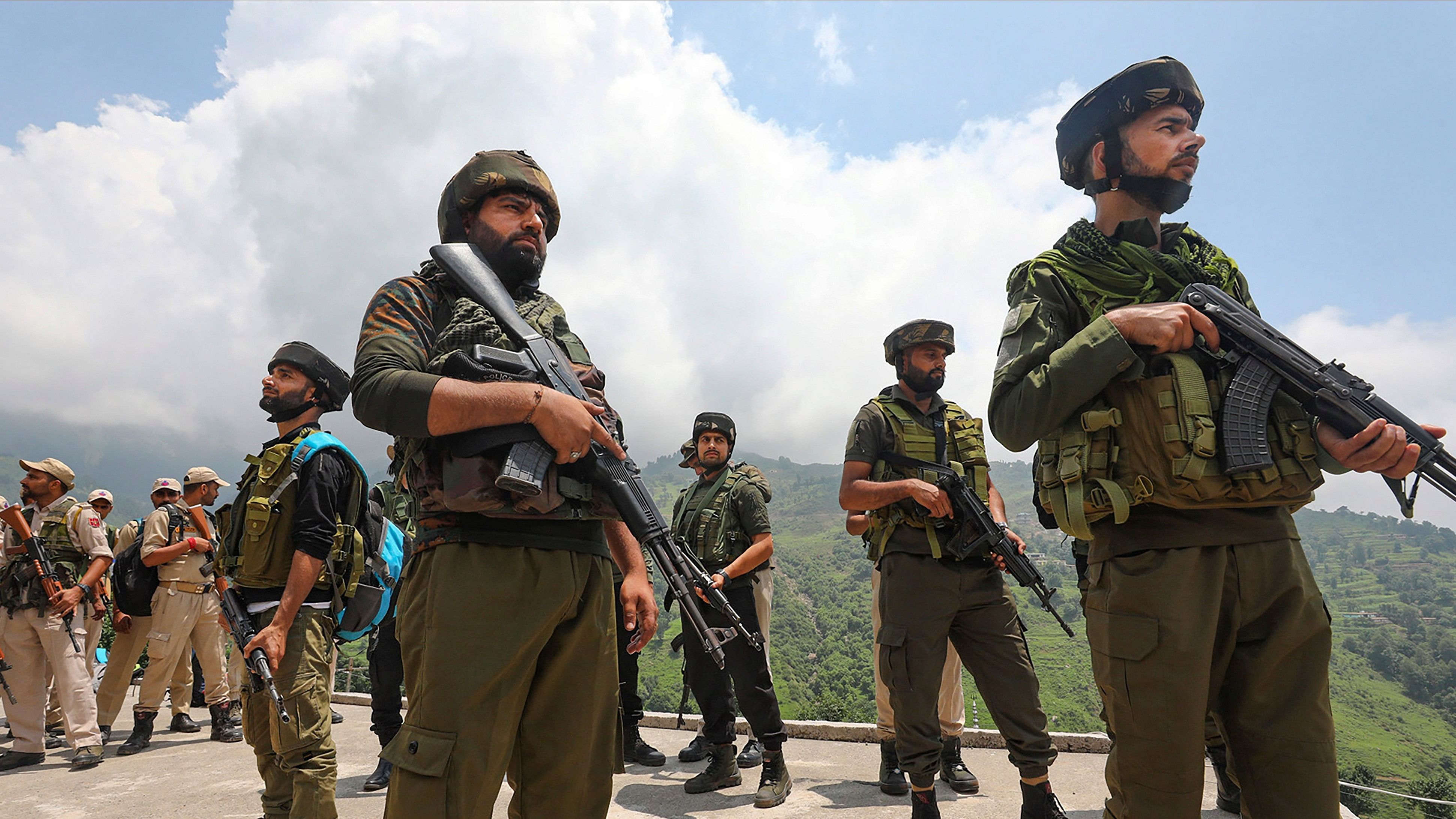 <div class="paragraphs"><p>Indian army personnel in Jammu and Kashmir.</p></div>