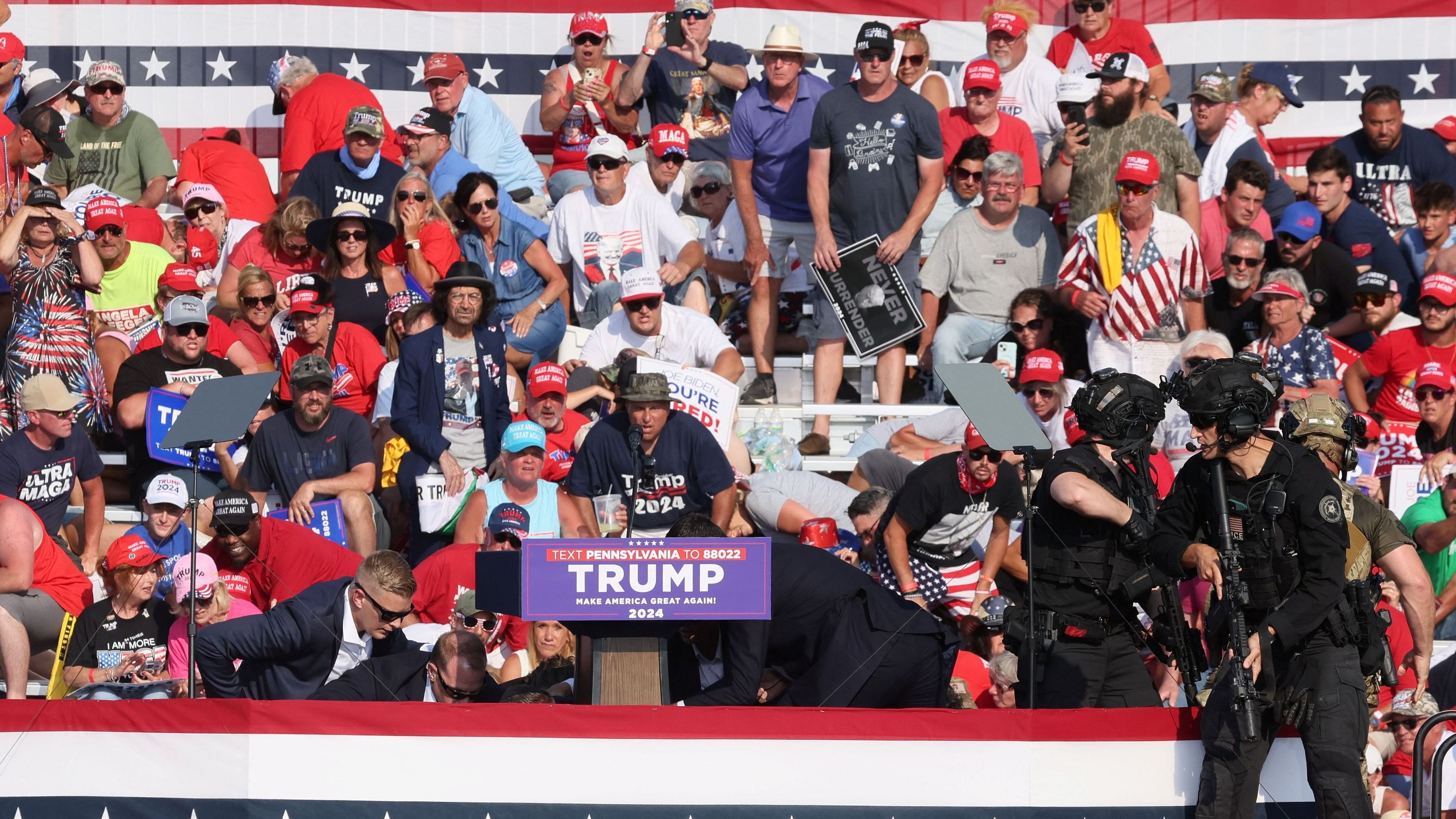 <div class="paragraphs"><p>Republican presidential candidate Donald Trump holds a campaign rally in Butler</p></div>