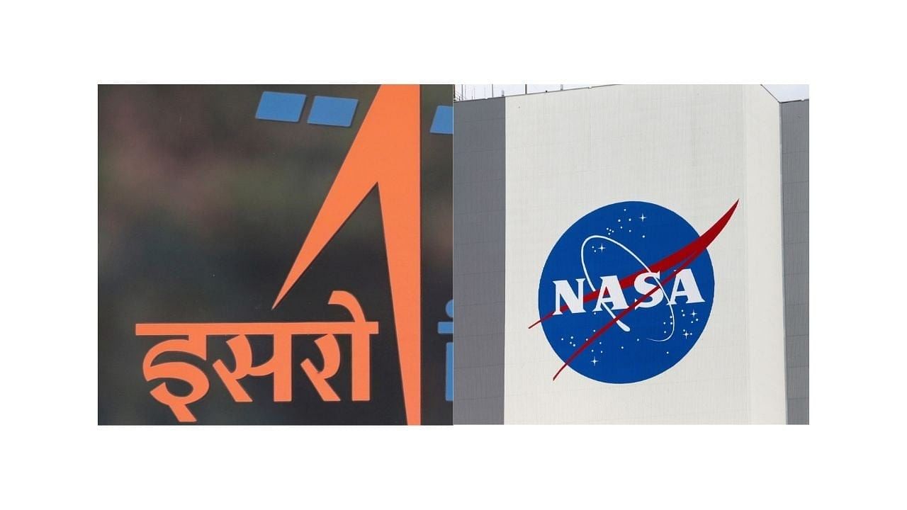 <div class="paragraphs"><p>ISRO and NASA logo.</p></div>