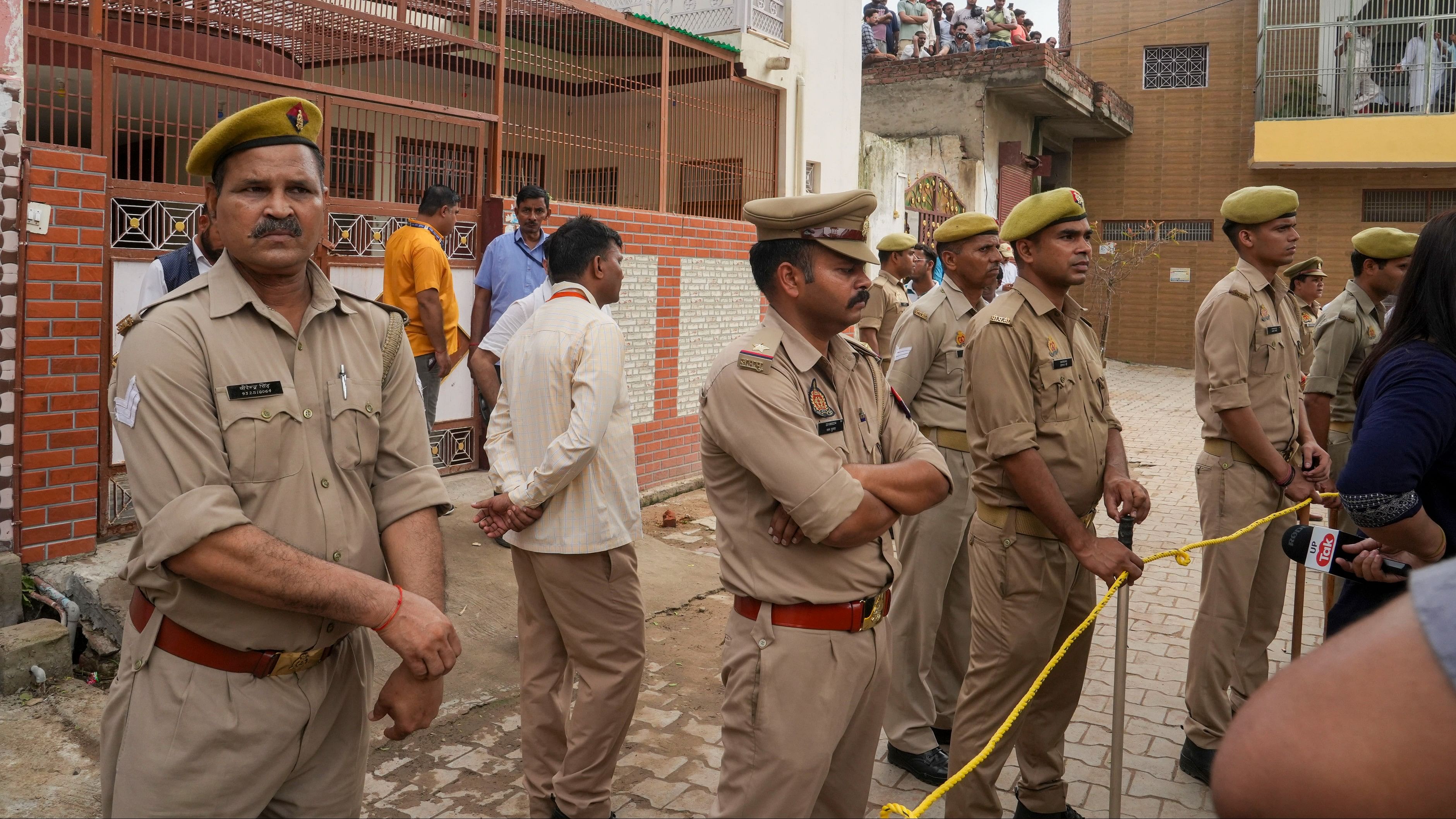 <div class="paragraphs"><p>Police personnel at Hathras&nbsp;</p></div>