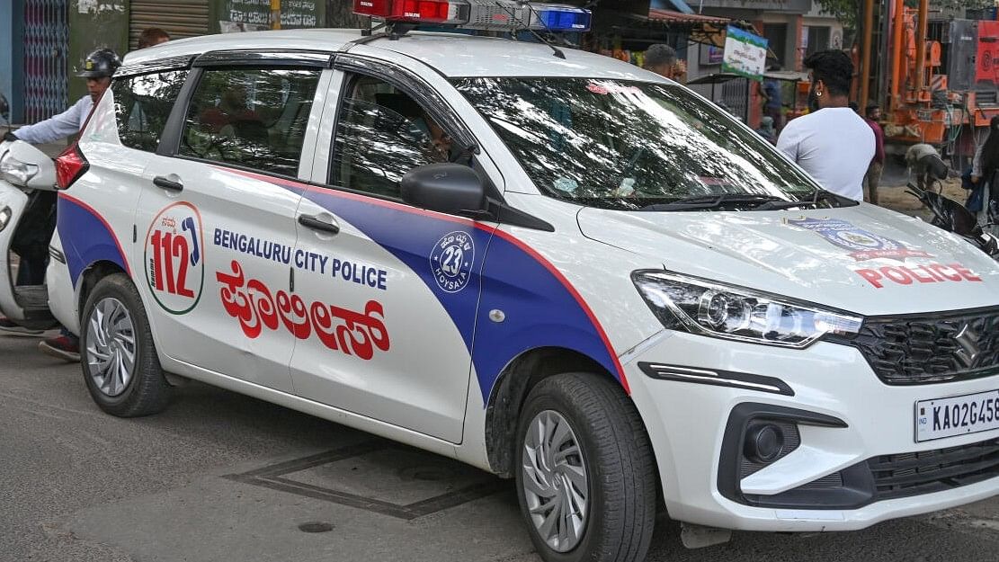 <div class="paragraphs"><p>A Bengaluru City Police vehicle. (Representative image)</p></div>