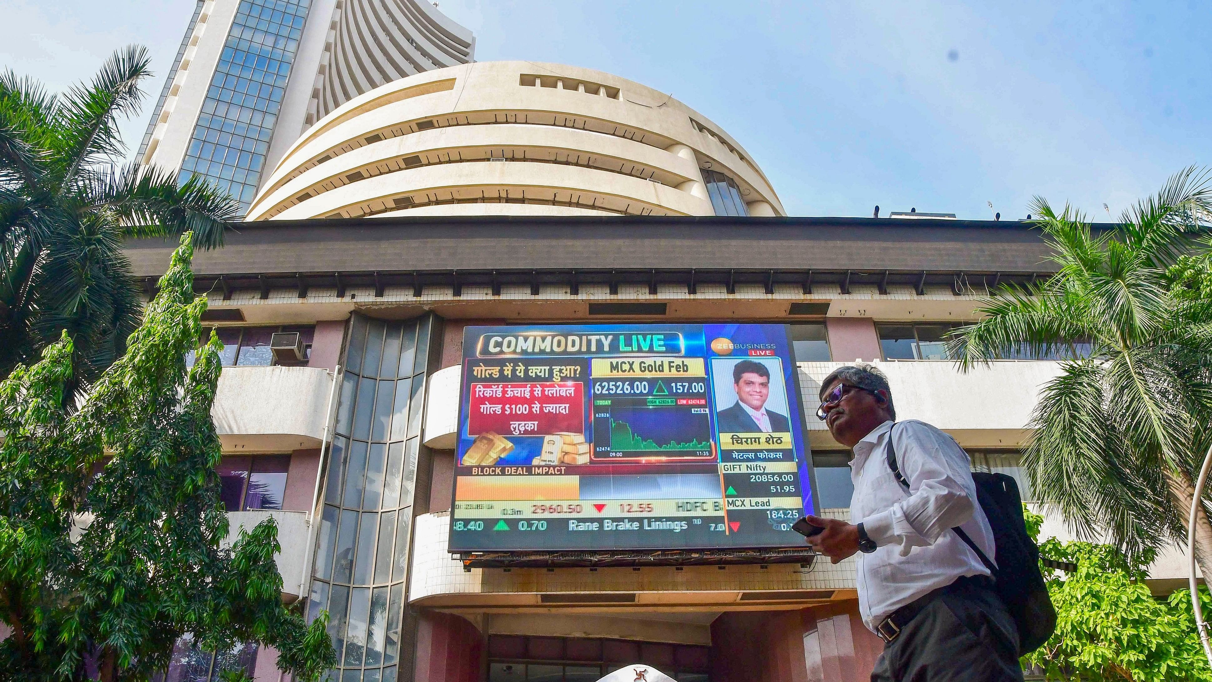 <div class="paragraphs"><p>Representative image of a man walking past the BSE building in Mumbai.</p></div>