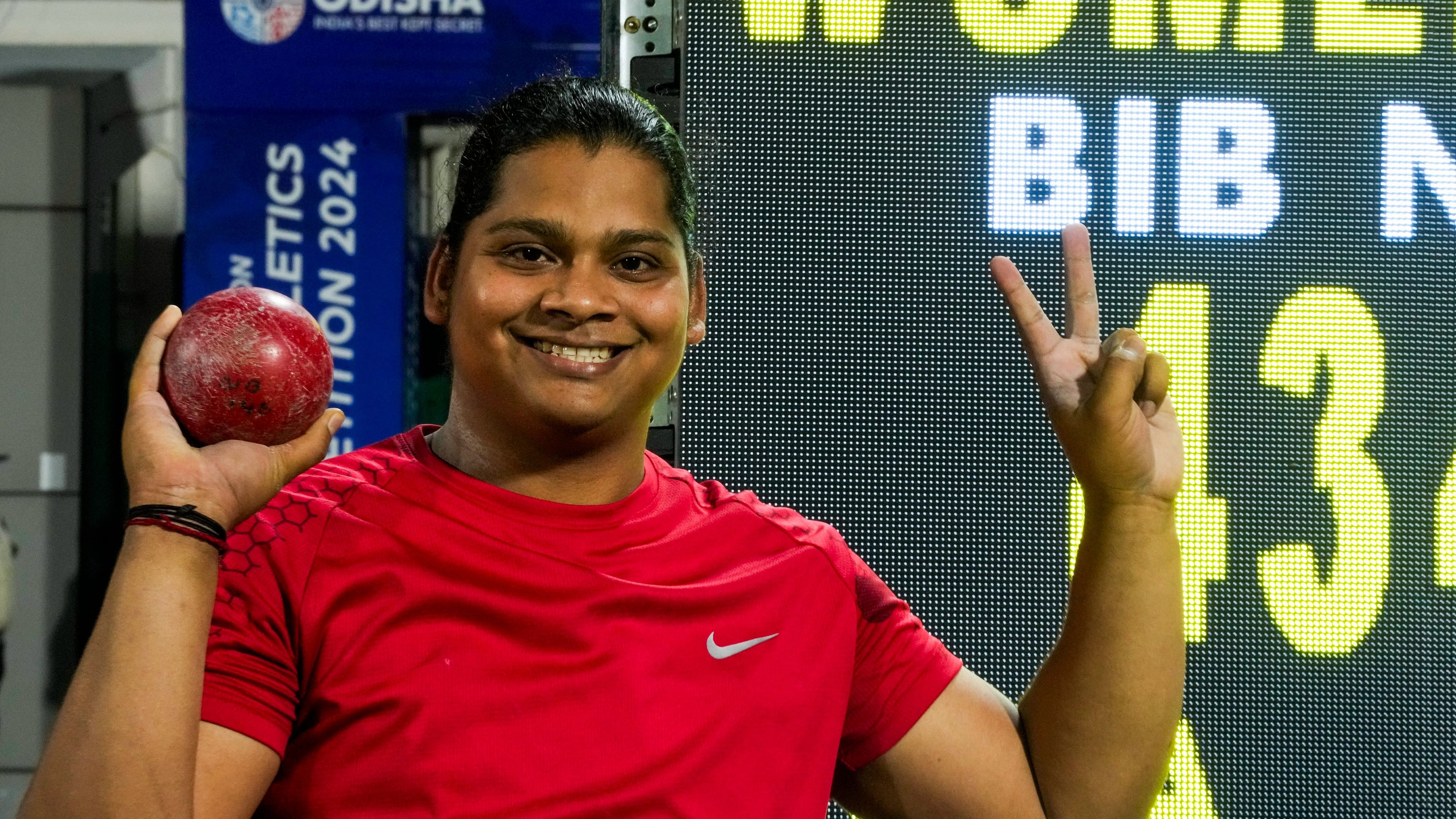 <div class="paragraphs"><p>Indian shot putter Abha Khatua.</p></div>