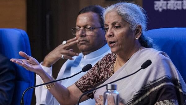 <div class="paragraphs"><p>Union Finance Minister Nirmala Sitharaman addresses a post-Budget press conference in New Delhi on July 23, 2024. </p></div>