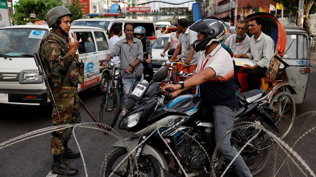 <div class="paragraphs"><p>Curfew imposed in response to student-led protests against government job quotas, in Dhaka.</p></div>