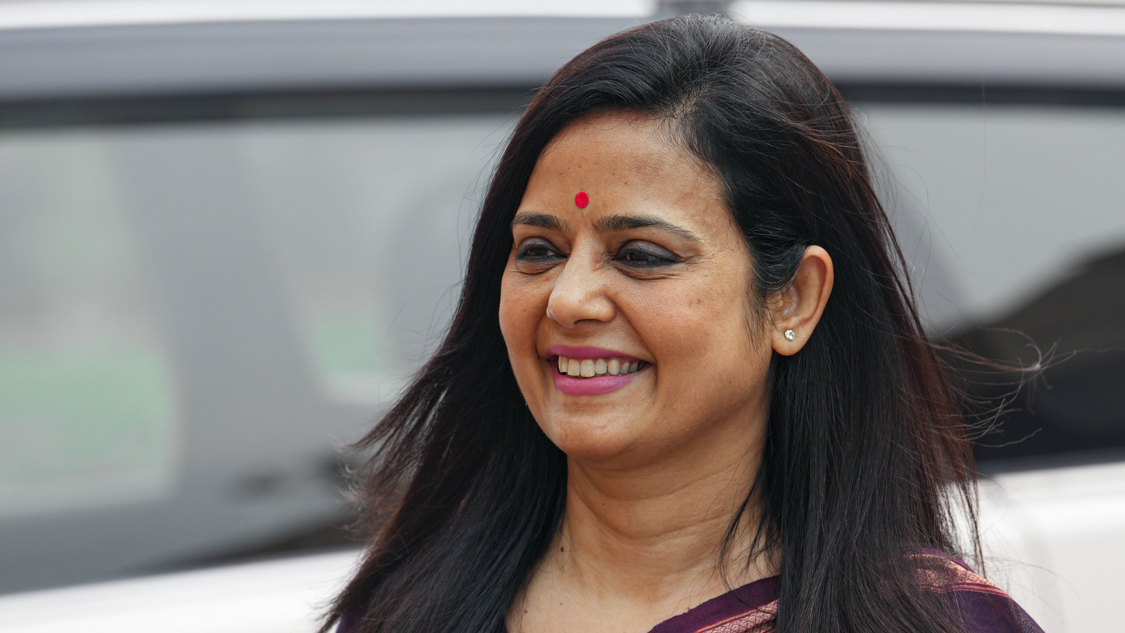 <div class="paragraphs"><p>TMC MP Mahua Moitra during the ongoing Parliament session, in New Delhi.</p></div>