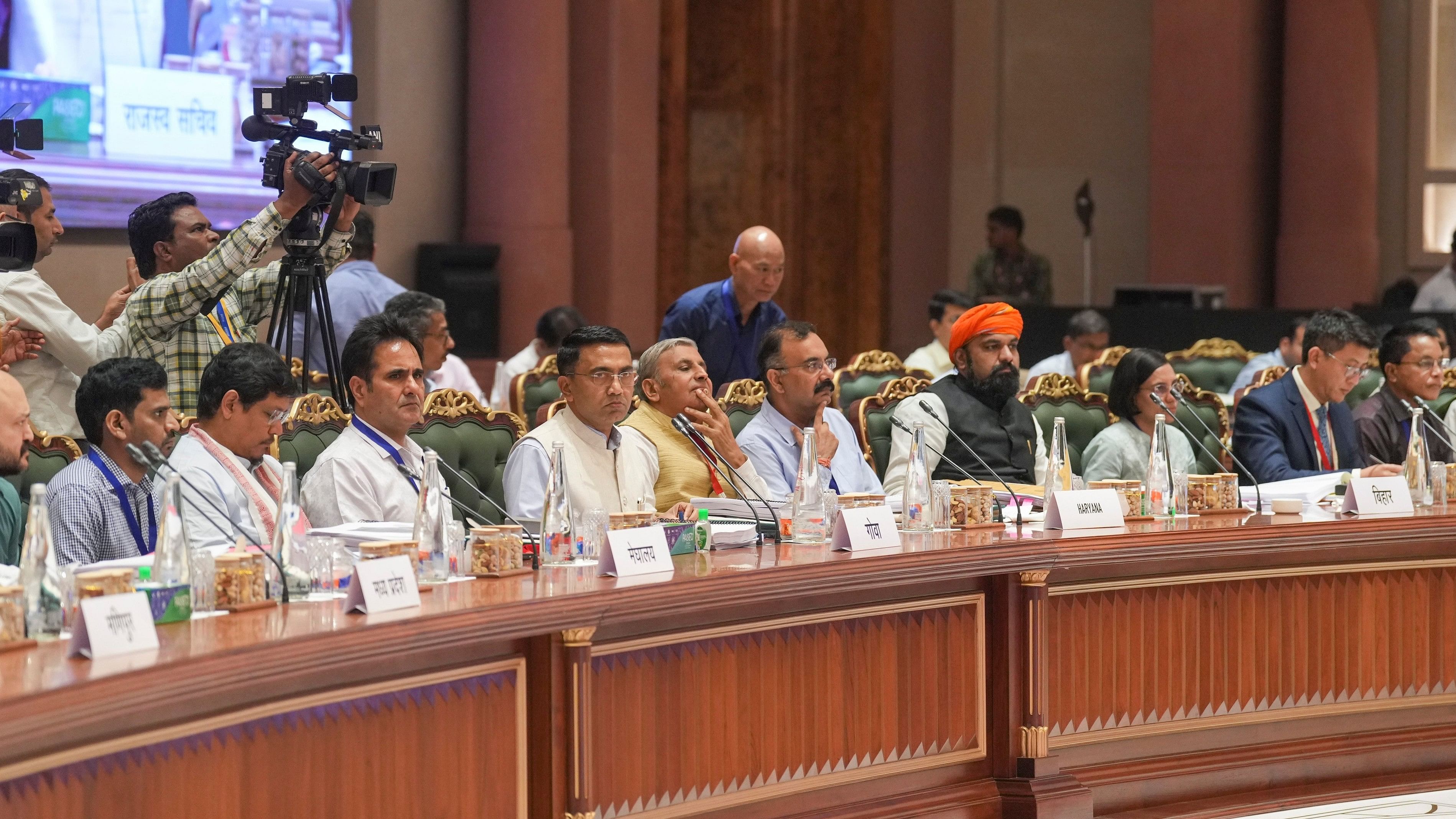 <div class="paragraphs"><p>Finance Ministers of states and Union Territories during the 53rd GST Council meeting chaired by Union Finance Minister Nirmala Sitharaman, in New Delhi</p></div>