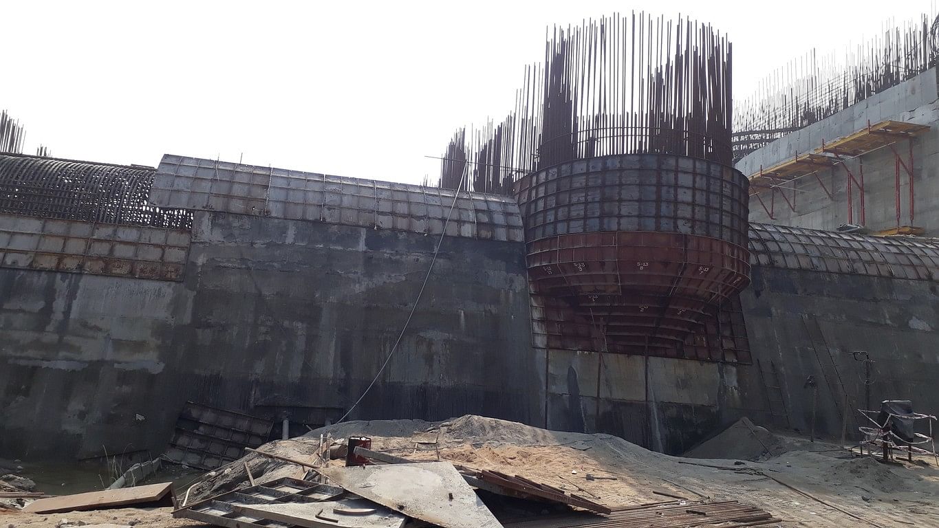 <div class="paragraphs"><p>National project Polavaram Dam under construction on Godhavari riverr is seen in this image from 2018</p></div>