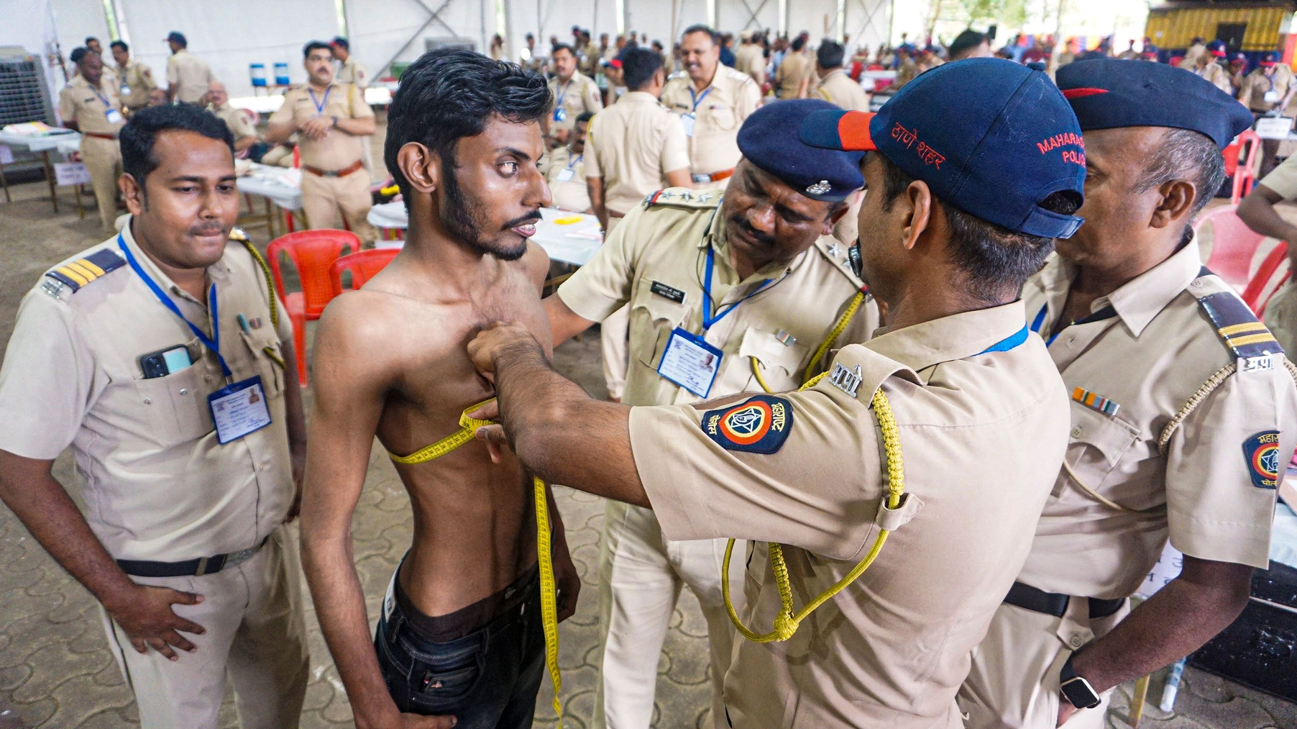 <div class="paragraphs"><p>Representative image showing a person attending police recruitment test in Thane.</p></div>
