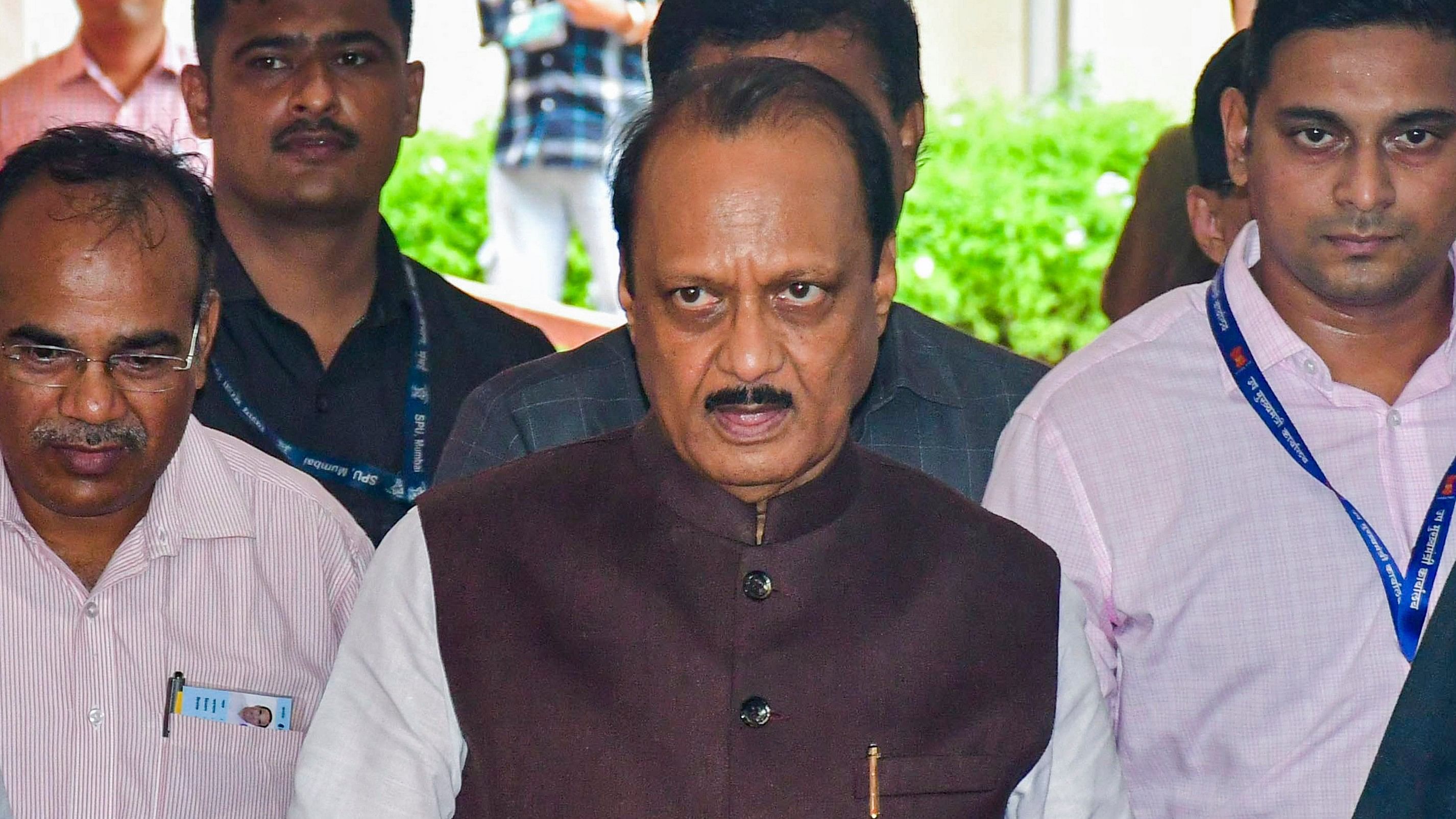 <div class="paragraphs"><p>Maharashtra Dy CM Ajit Pawar arrives at the Vidhan Bhavan during the Budget session of the state Assembly, in Mumbai, Monday, July 1, 2024. </p></div>