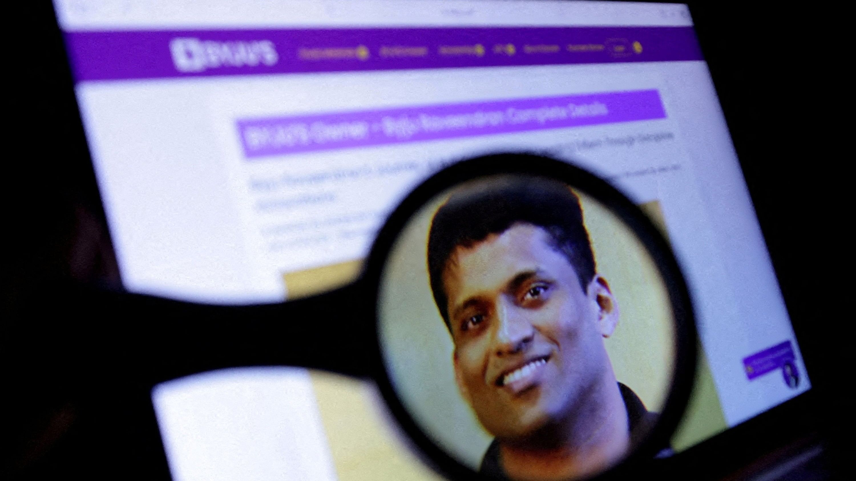 <div class="paragraphs"><p>A photograph of Byju's owner Byju Raveendran.</p></div>