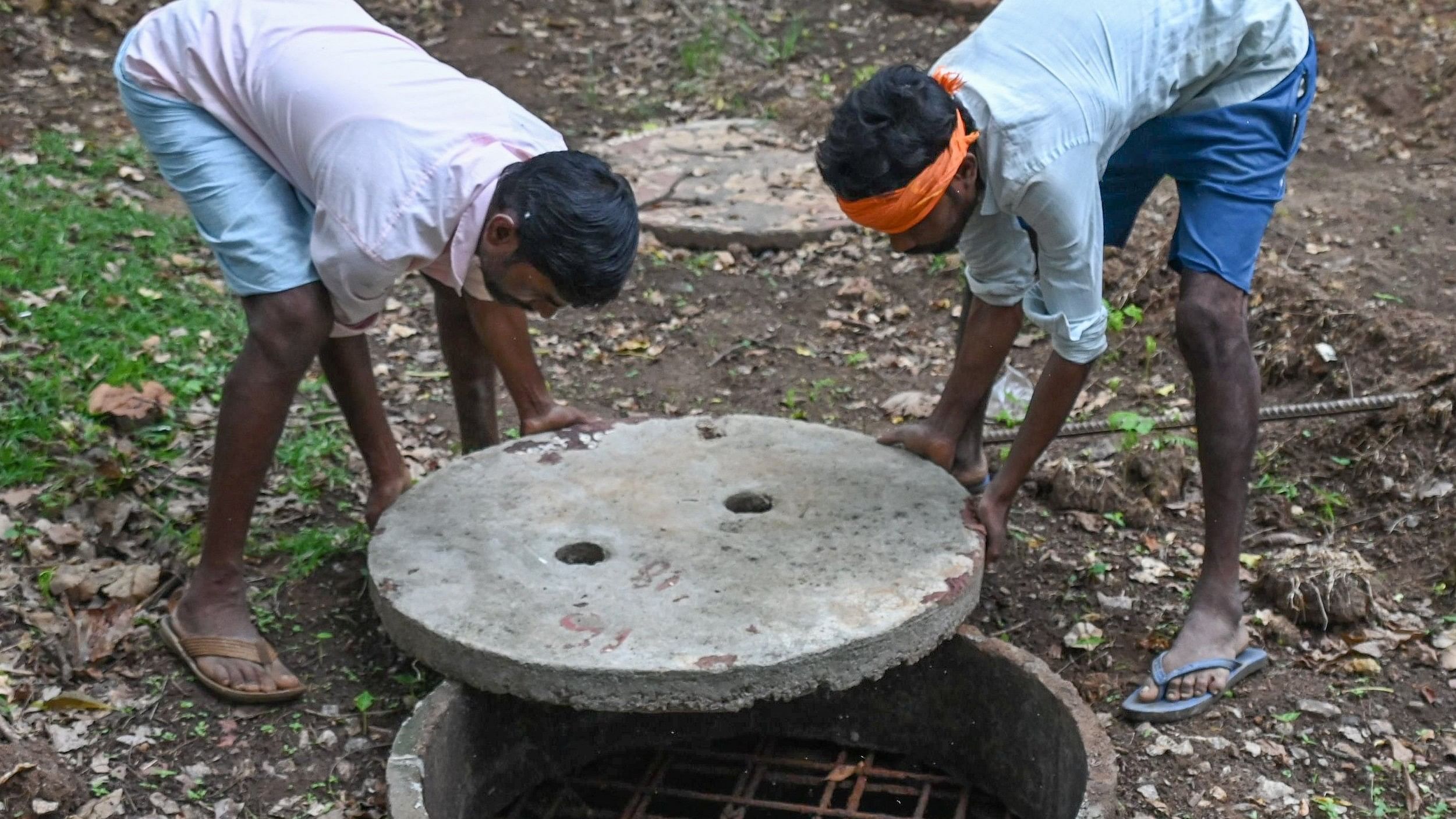 <div class="paragraphs"><p>A rainwater harvesting well at the Lalbagh botanical garden. </p></div>