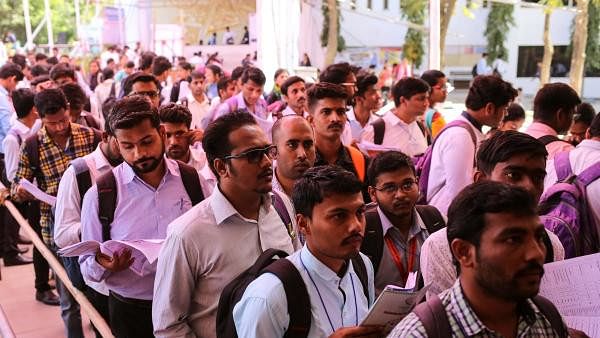 <div class="paragraphs"><p>Job seekers line up for walk-in interview. Representative image.</p></div>