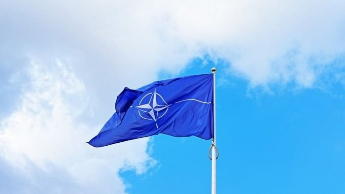 <div class="paragraphs"><p>NATO flag. </p></div>