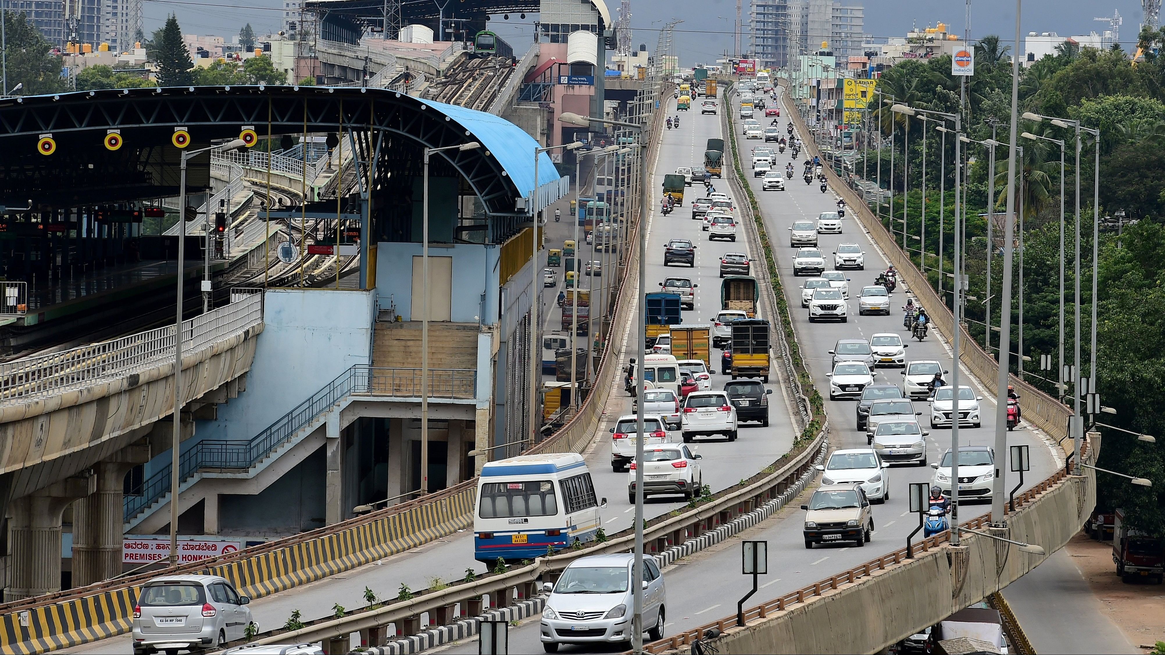 <div class="paragraphs"><p>A view of the flyover on Tumakuru Road. </p></div>