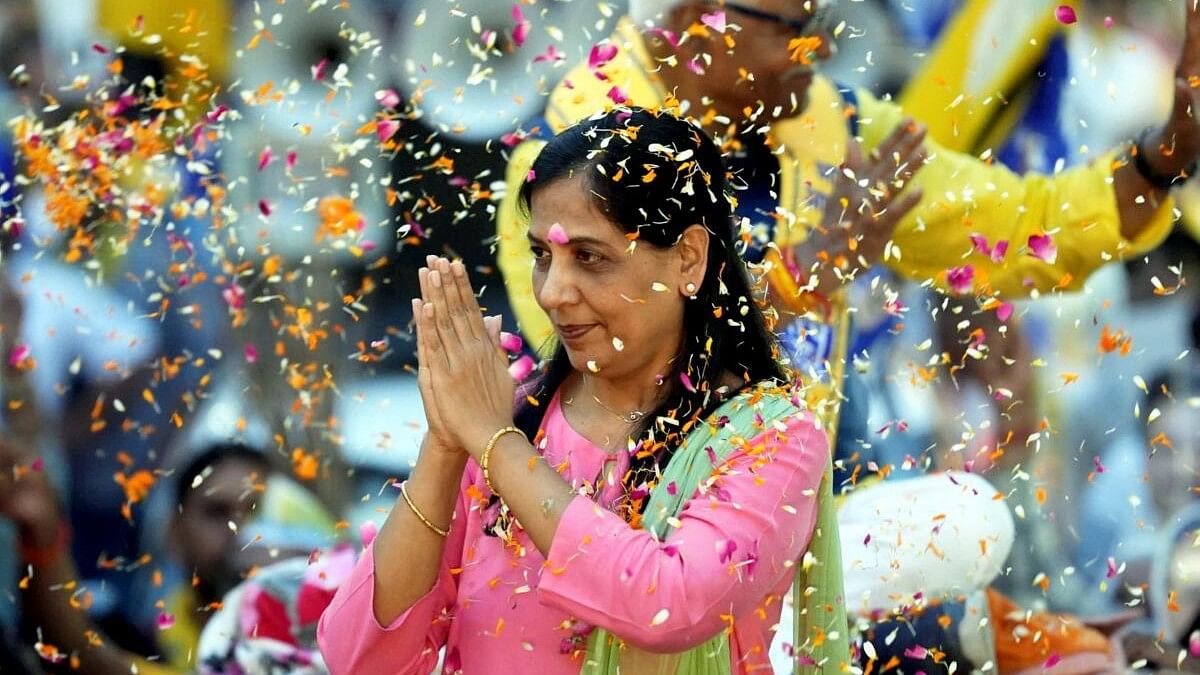 <div class="paragraphs"><p>Delhi Chief Minister Arvind Kejriwal's wife Sunita Kejriwal.</p></div>